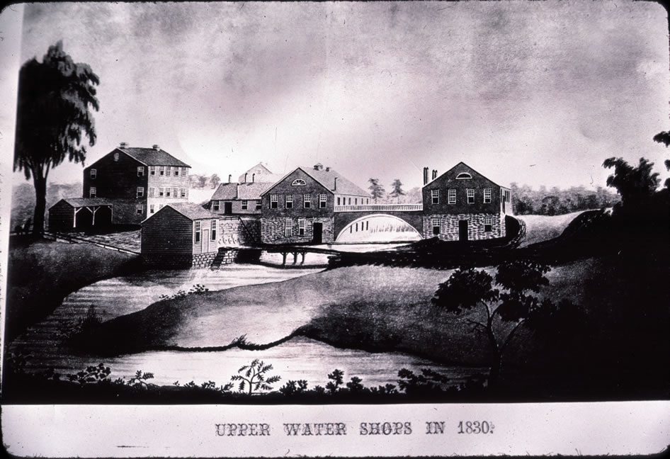The Upper Water Shops circa 1830s