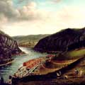 images of Harper's Ferry, 1824 and 1862