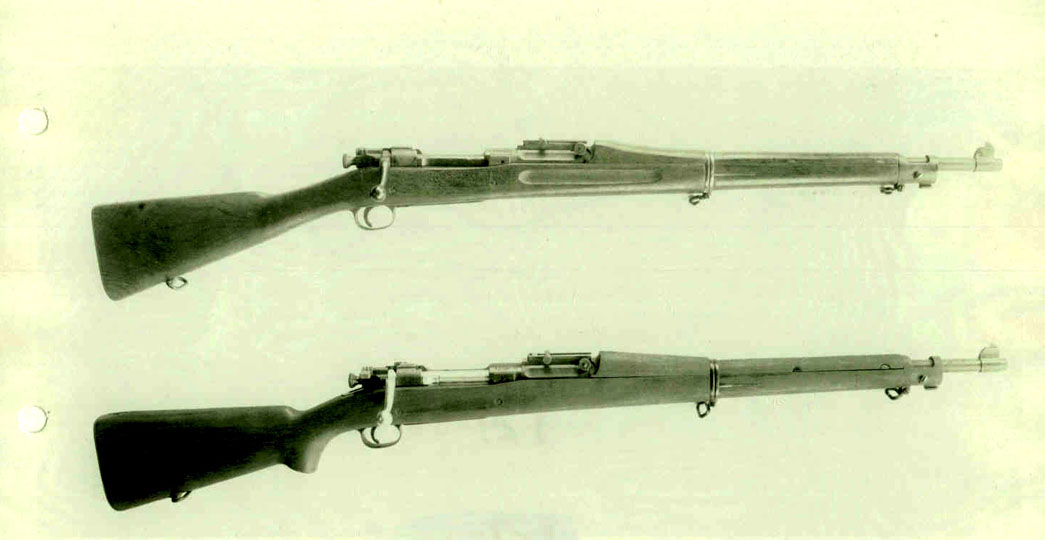 two model '03 rifles