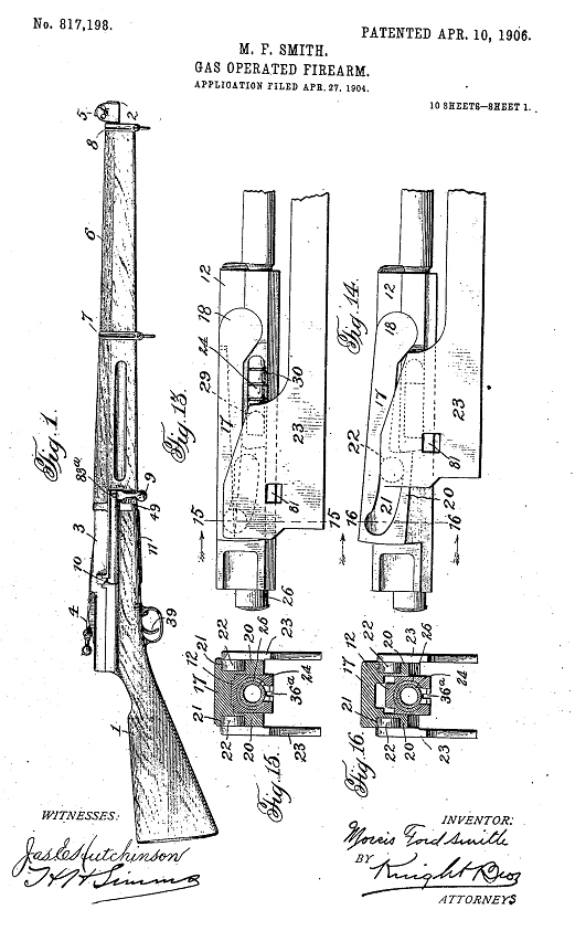 The Smith-Condit gas-powered Semi-Automatic Rifle