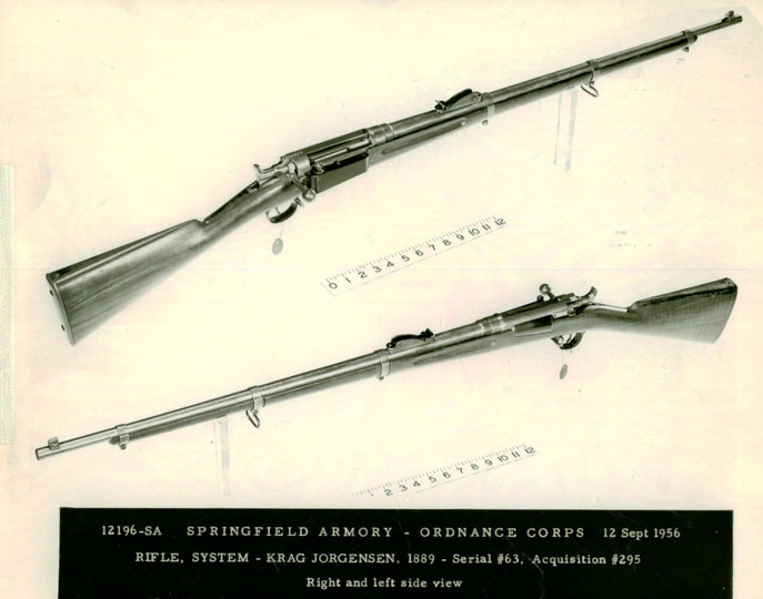 The Krag-Jorgenson Rifle from the left and right side